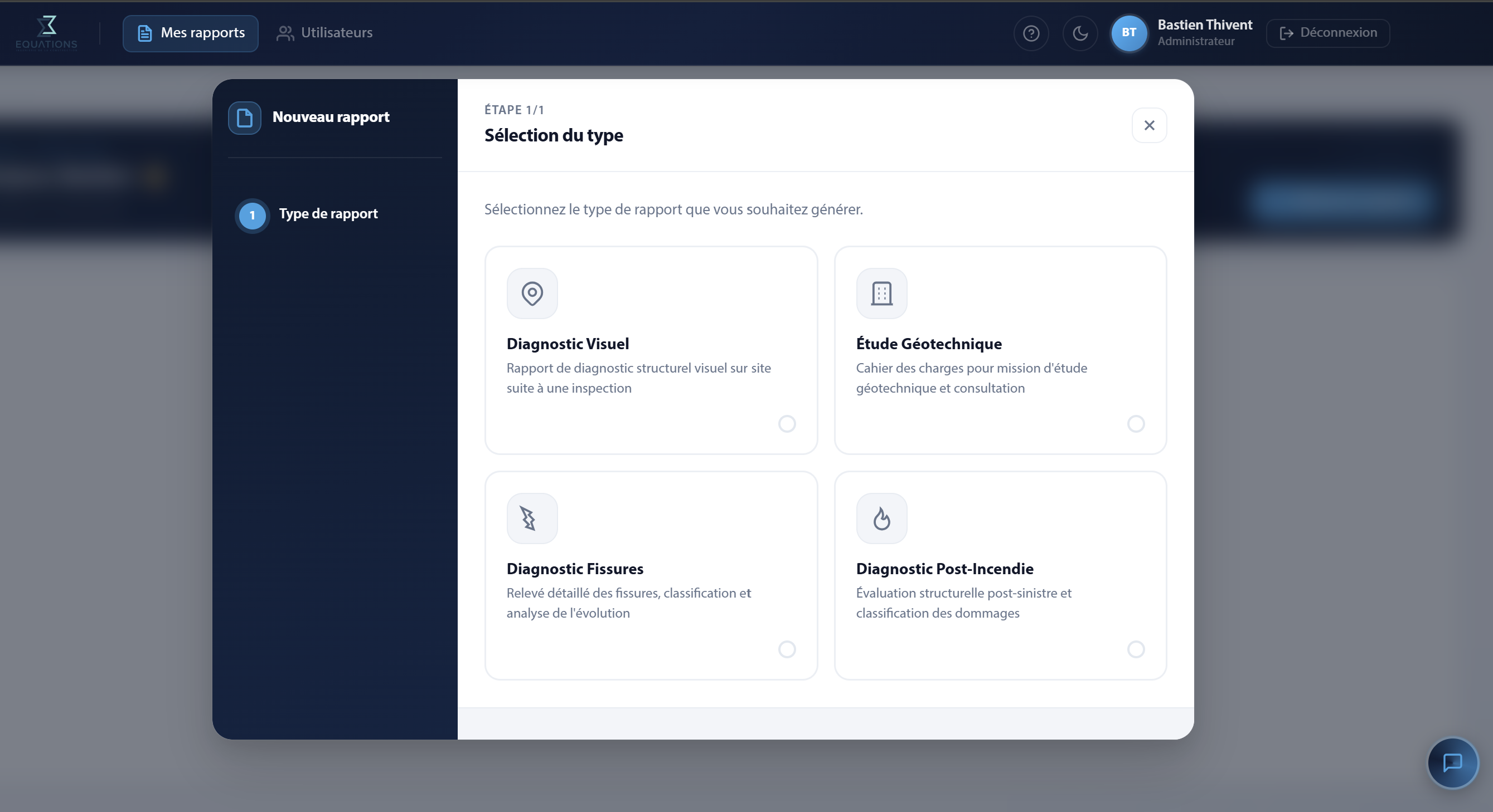 Générateur de rapport assisté par IA