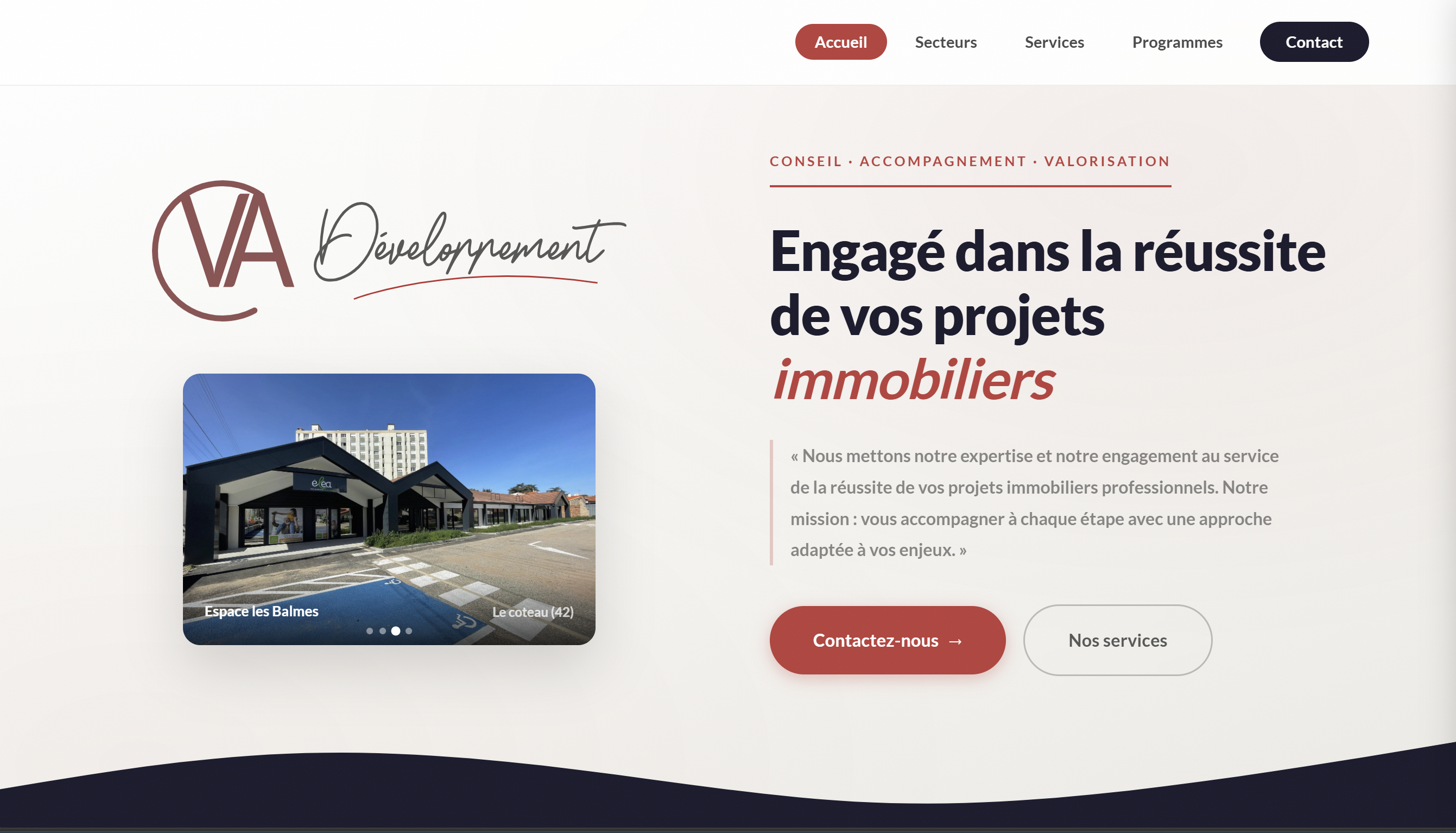 Site web VA Développement